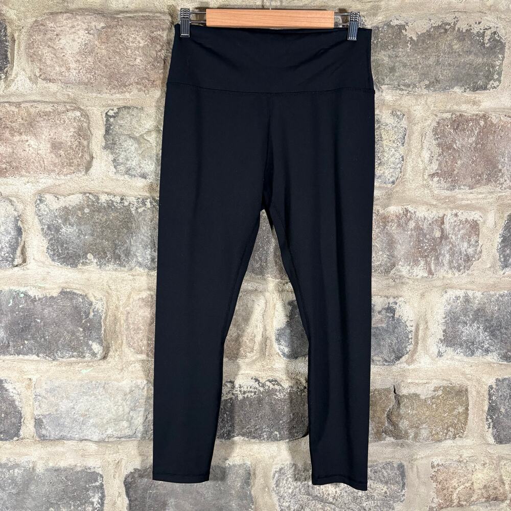 Zyia Active Leggings Woman's Large Black Ankle Yoga‎ Workout Casual Basic